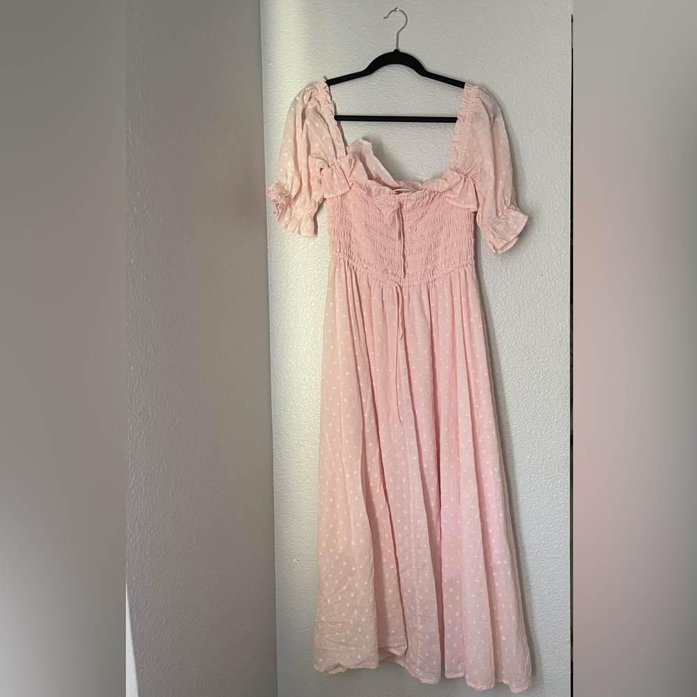 Light pink flowy dress